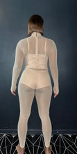 Load image into Gallery viewer, SAND SHEER MOCKNECK CATSUIT