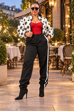 Load image into Gallery viewer, Model wearing the High-Wasted Jogger with Heels
